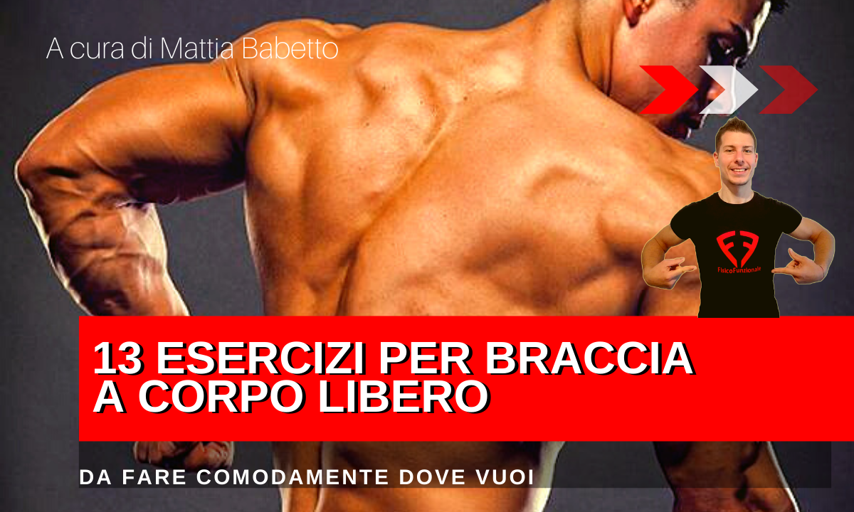 esercizi braccia calisthenics