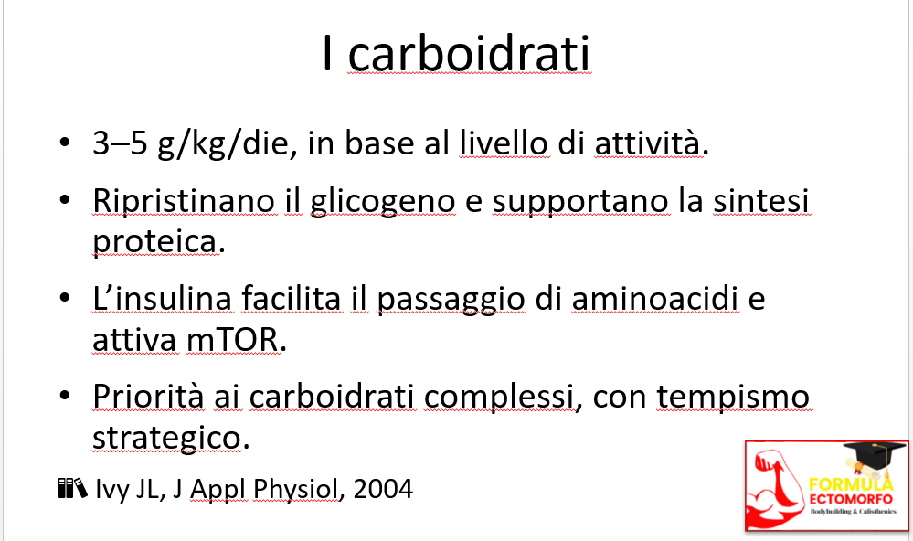 quanti carboidrati per mettere massa muscolare